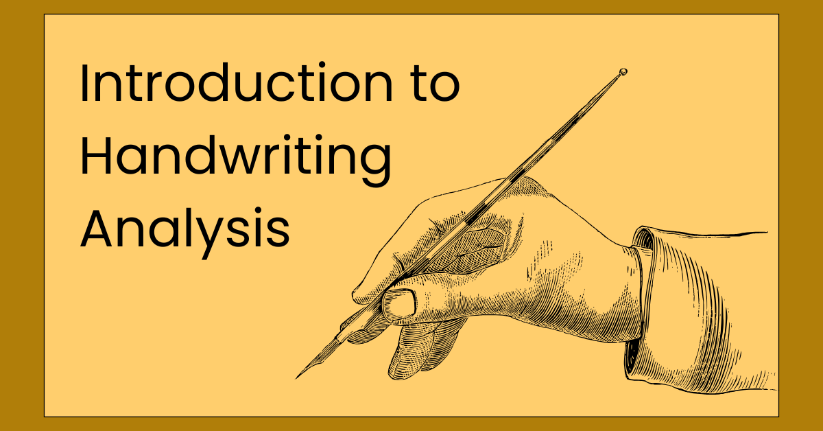 Read more about the article Introduction to Handwriting Analysis