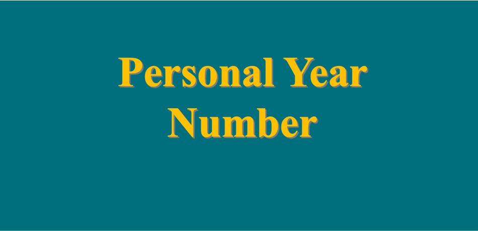 Personal Year Number