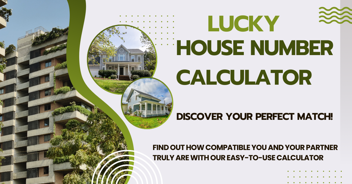 Free Lucky House Number Calculator